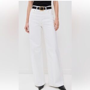 NWT AGOLDE Dame high rise wide leg Jean